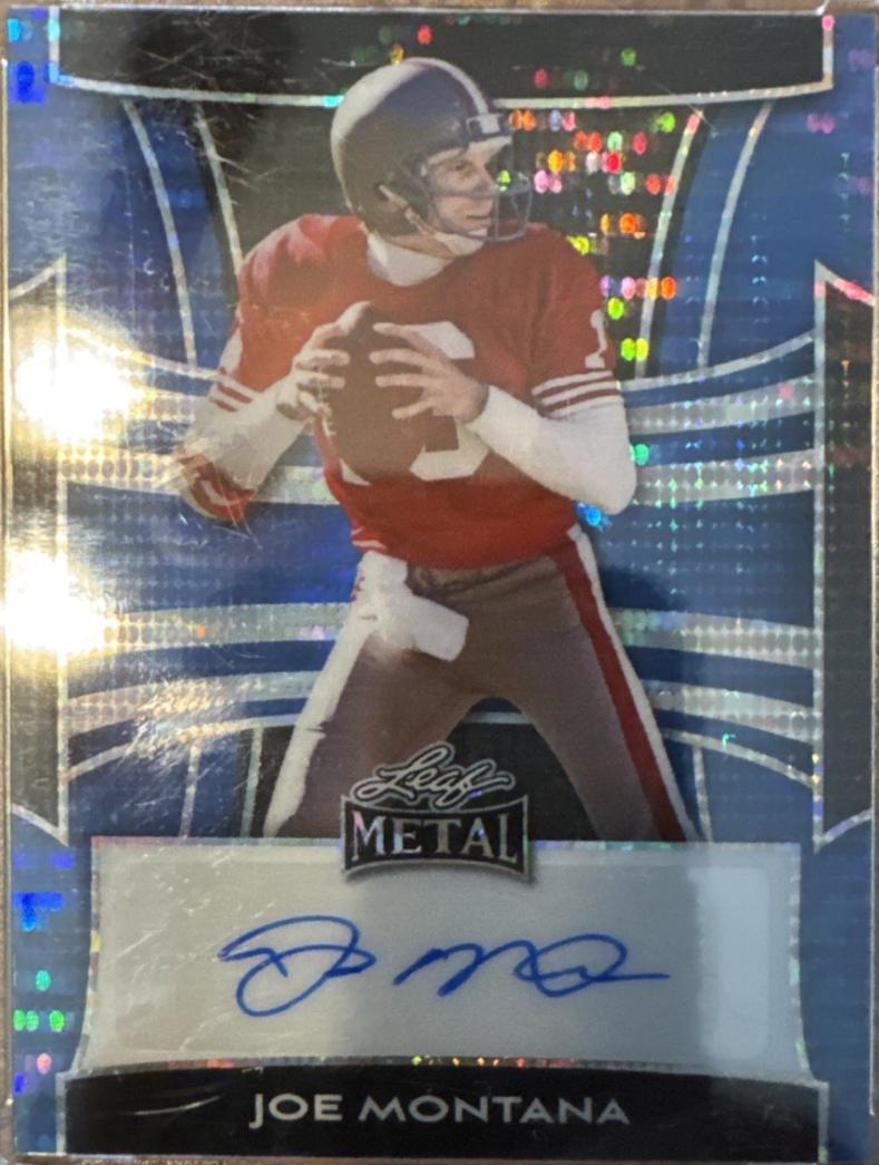 Joe Montana [Crystal Blue] #BA-JM2