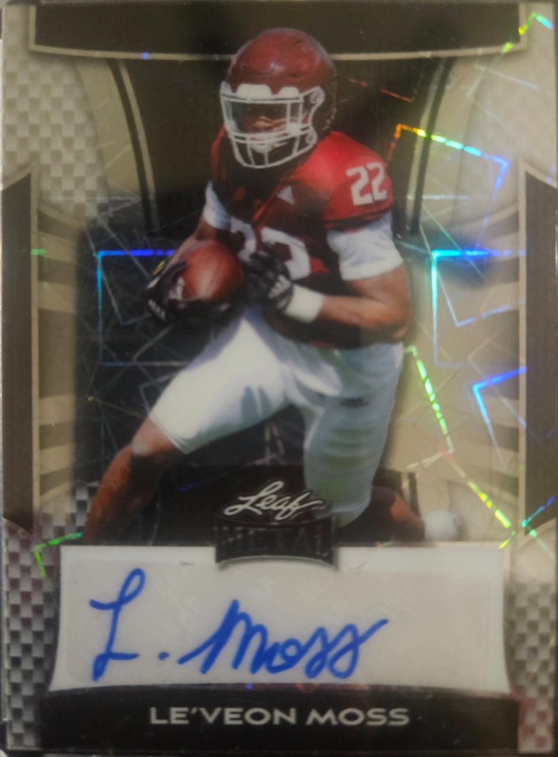 Le'Veon Moss [Crystal Silver] #BA-LVM