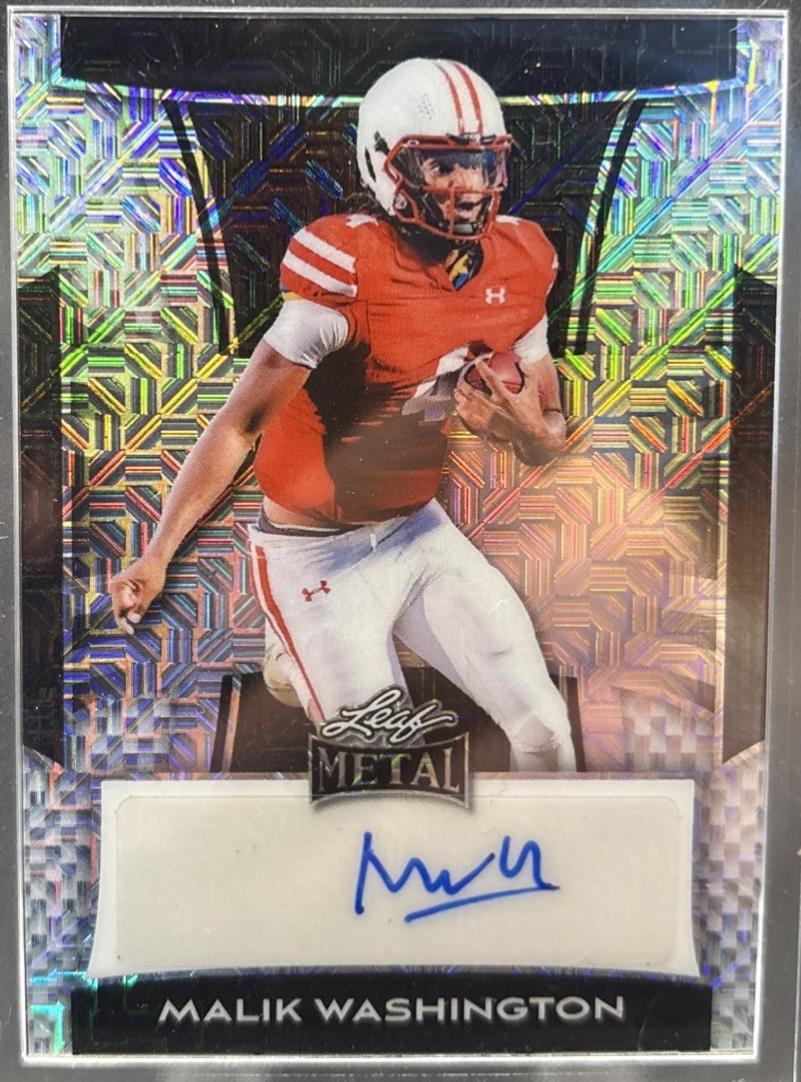 Malik Washington [Crystal Gold] #BA-MW1