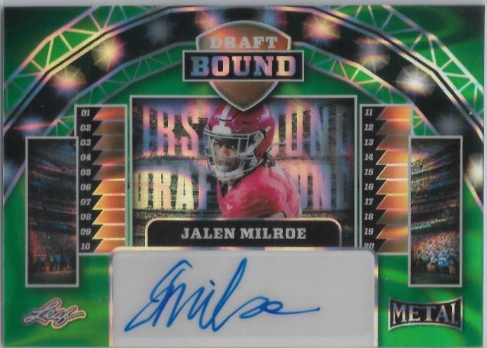 Jalen Milroe [Lava Green] #DB-JM1