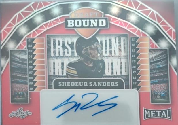 Shedeur Sanders [Prismatic Red] #DB-SS1