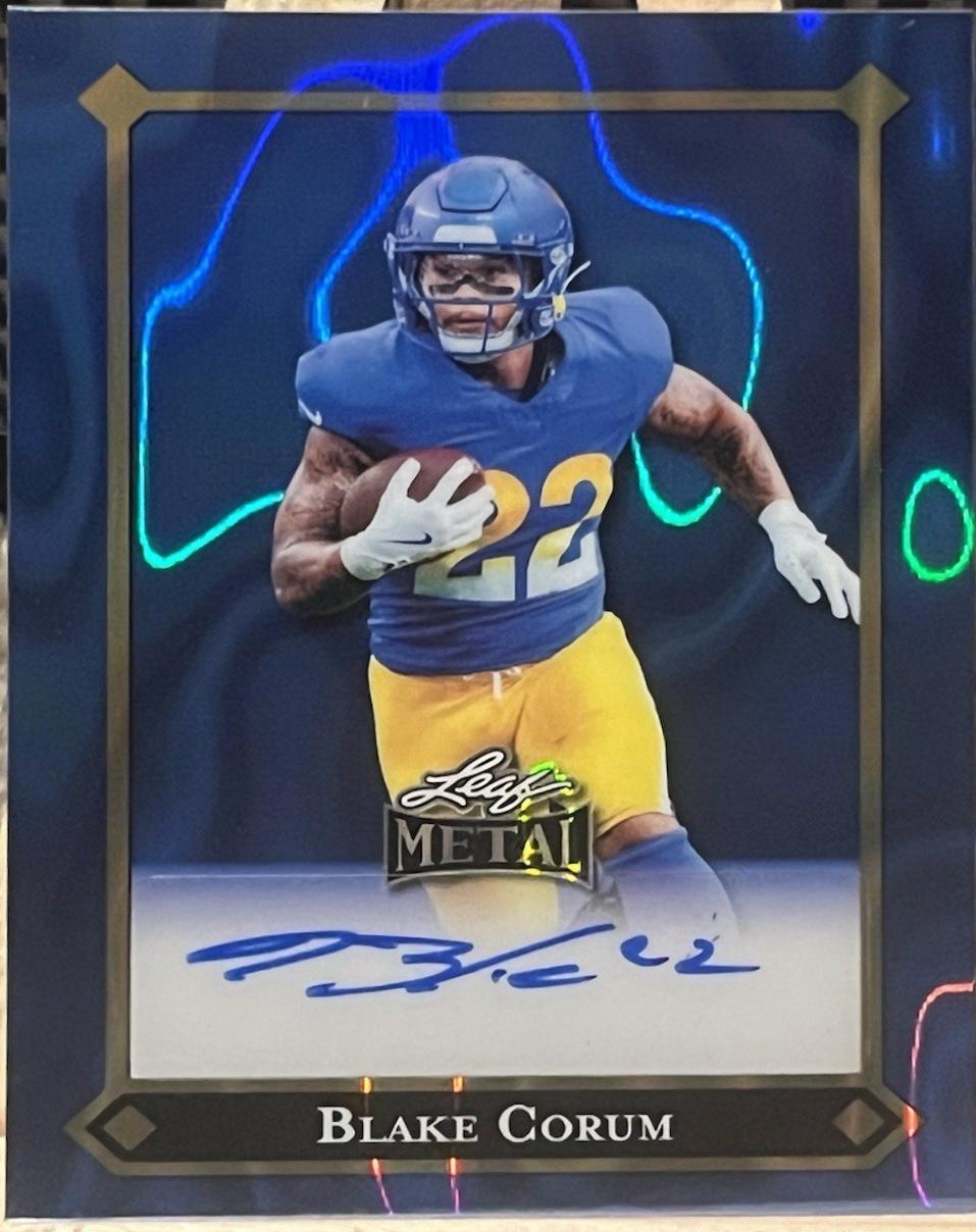 Blake Corum [Lava Blue] #SM-BC1