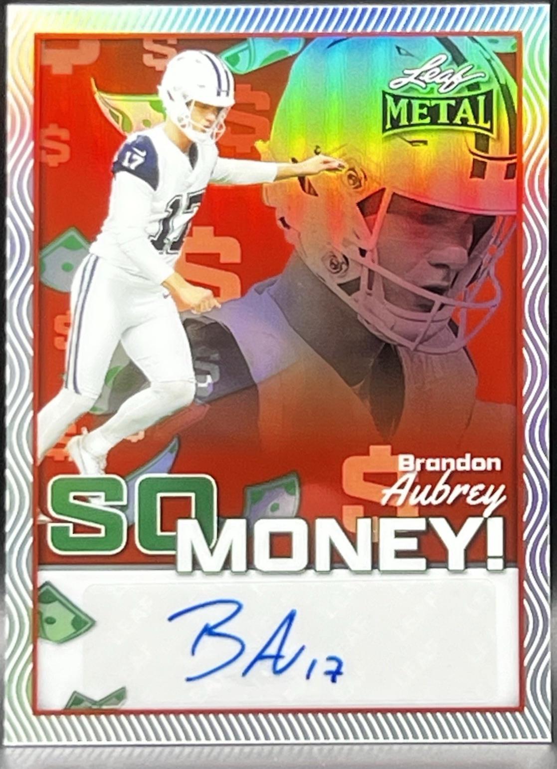 Brandon Aubrey [Prismatic Red] #SM-BA1
