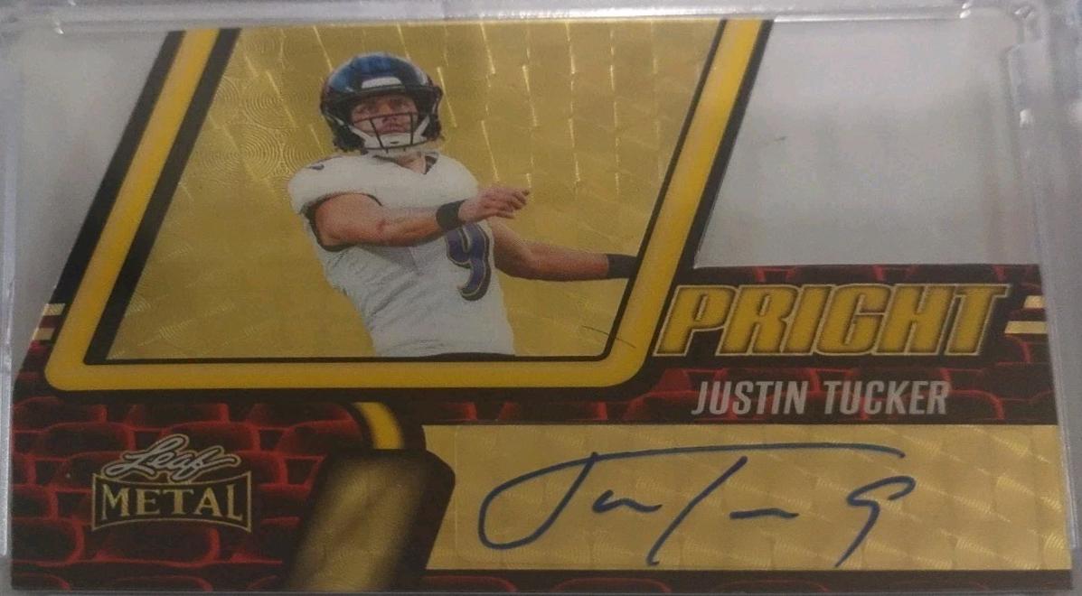 Justin Tucker [Super Prismatic Gold] #UA-JT1