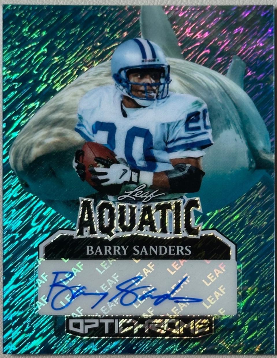Barry Sanders [Shark Shimmer] #A-BS1