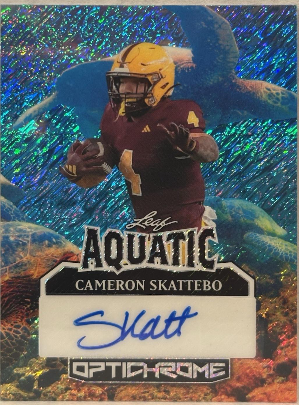 Cameron Skattebo [Turtle Shimmer] #A-CS1