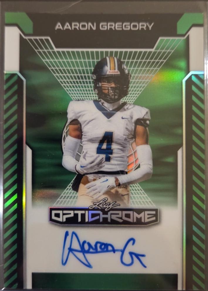 Aaron Gregory [Green Prismatic] #BA-AG1