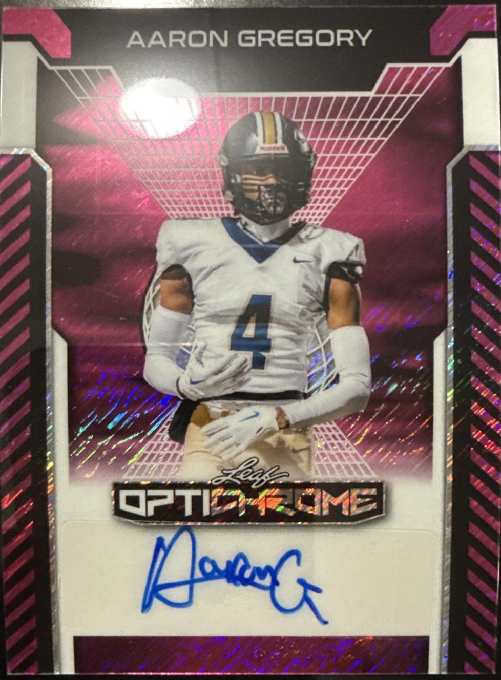 Aaron Gregory [Purple Prismatic] #BA-AG1
