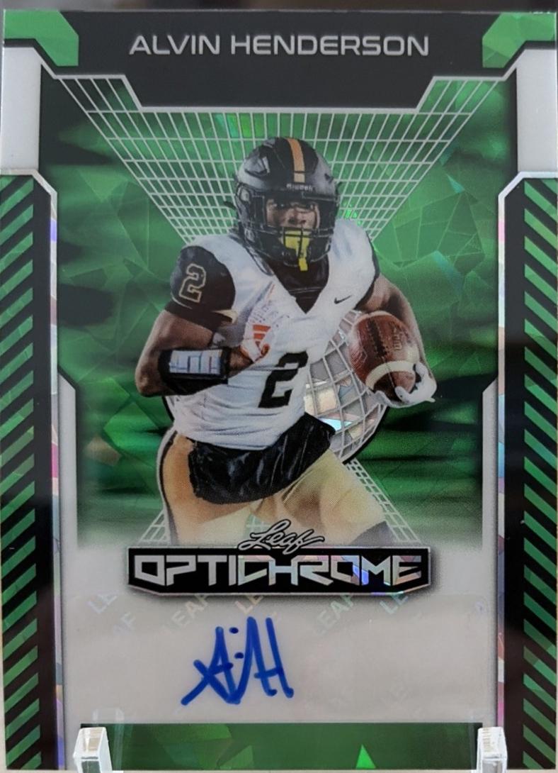 Alvin Henderson [Green Prismatic] #BA-AH1
