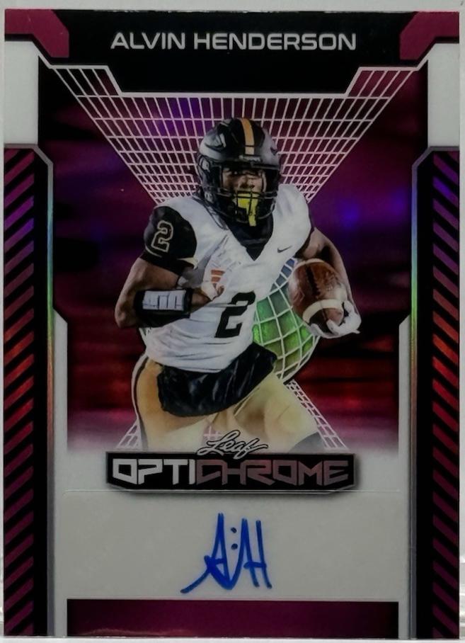 Alvin Henderson [Pink Prismatic] #BA-AH1