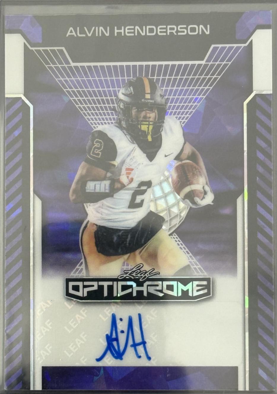Alvin Henderson [Purple Crystal] #BA-AH1