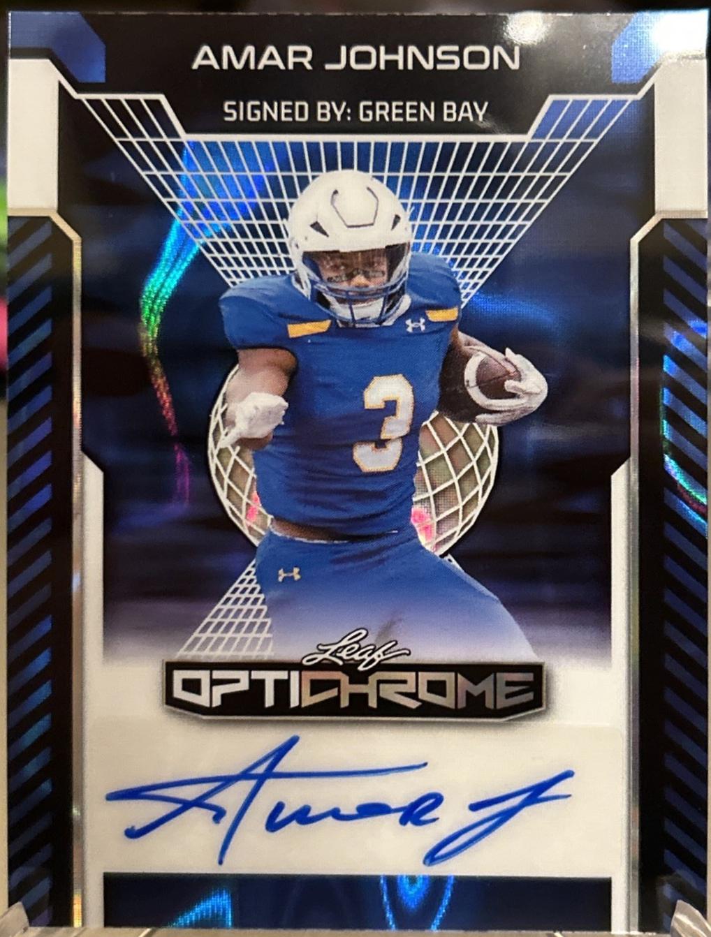 Amar Johnson [Blue Lava] #BA-AJ2