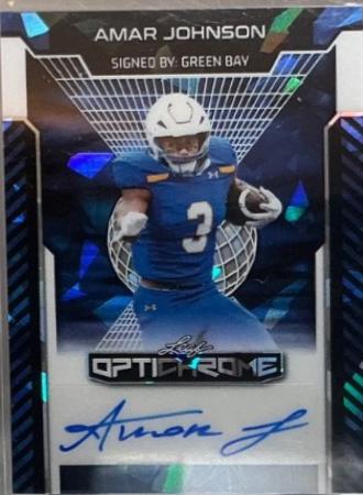 Amar Johnson [Blue Prismatic] #BA-AJ2