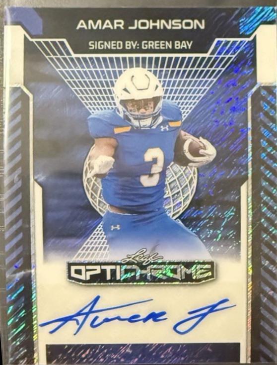 Amar Johnson [Blue Shimmer] #BA-AJ2