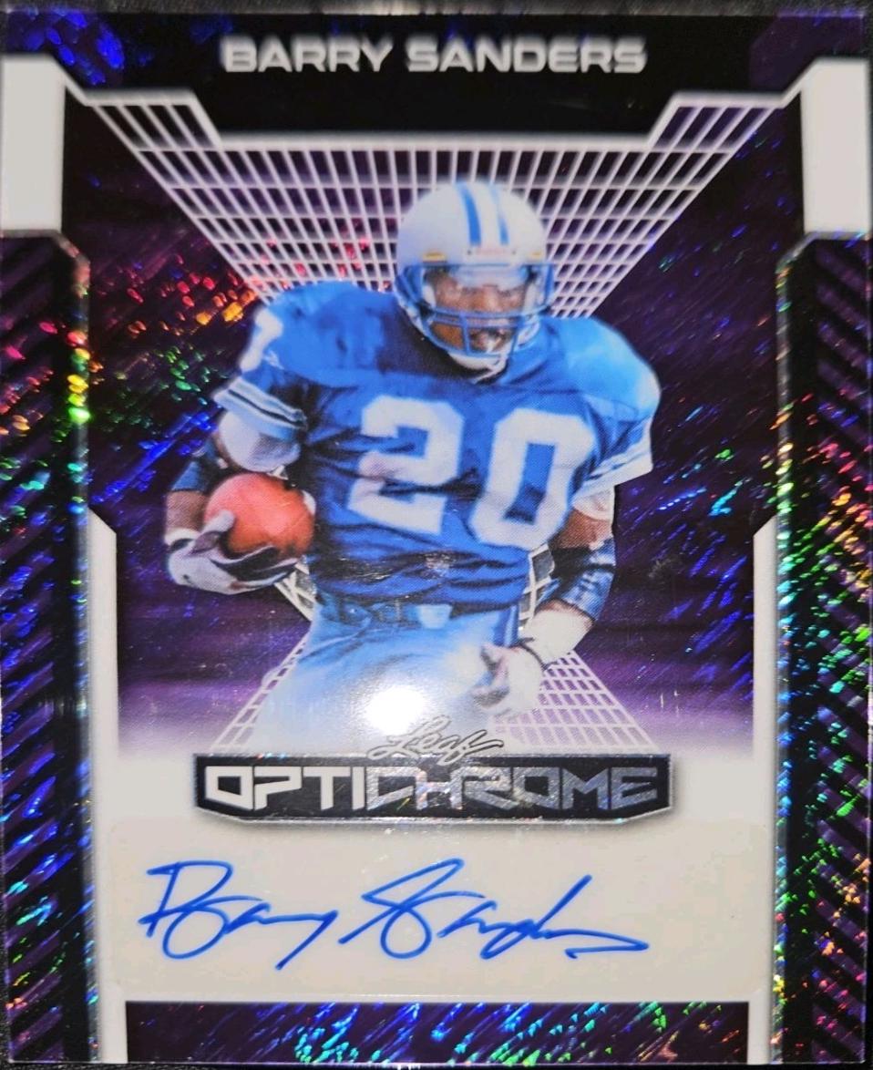 Barry Sanders [Purple Prismatic] #BA-BS1