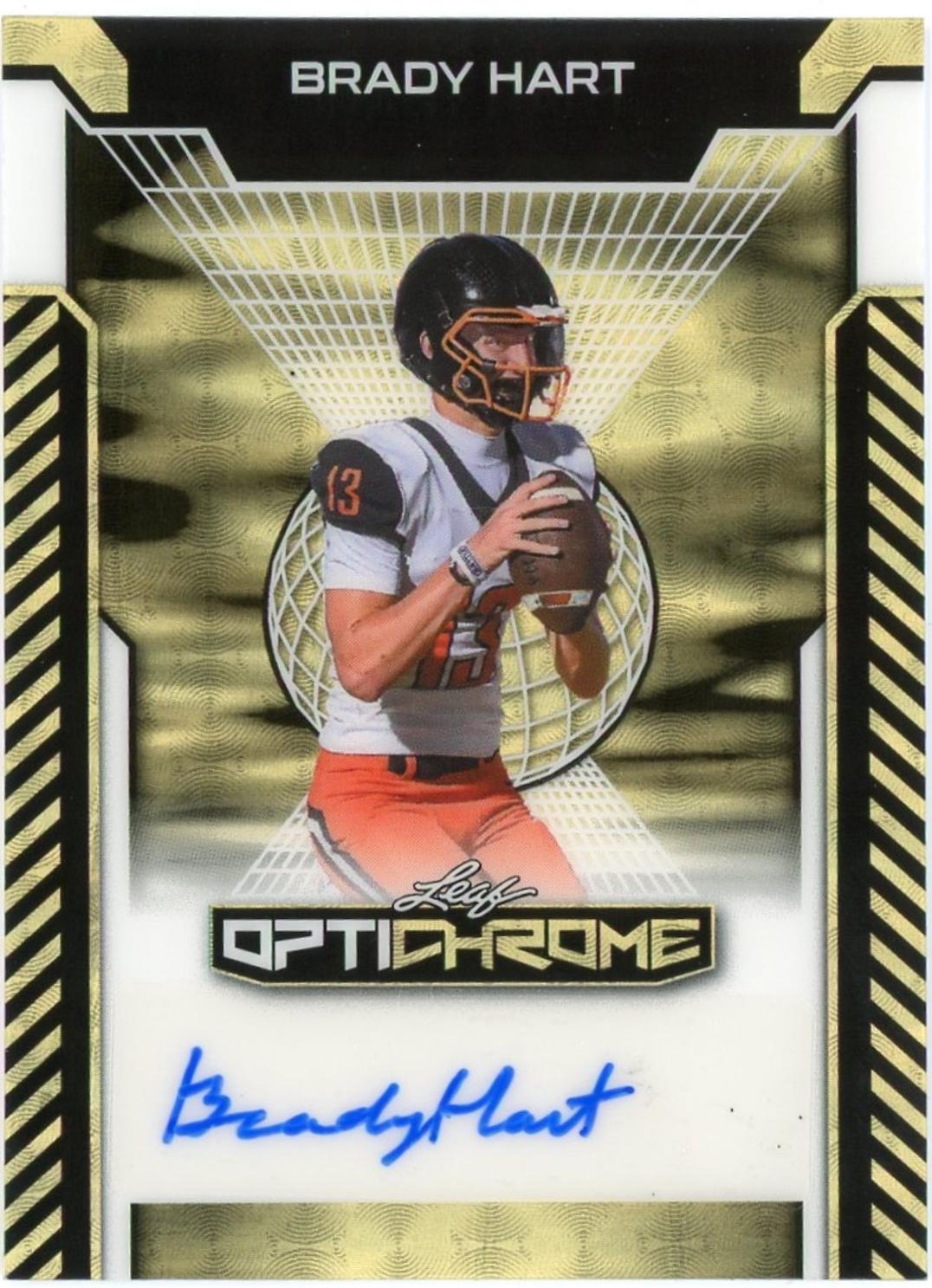 Brady Hart [Super Prismatic Gold] #BA-BH1