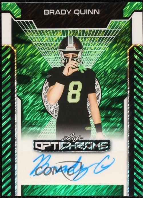 Brady Quinn [Green Shimmer] #BA-BQ1