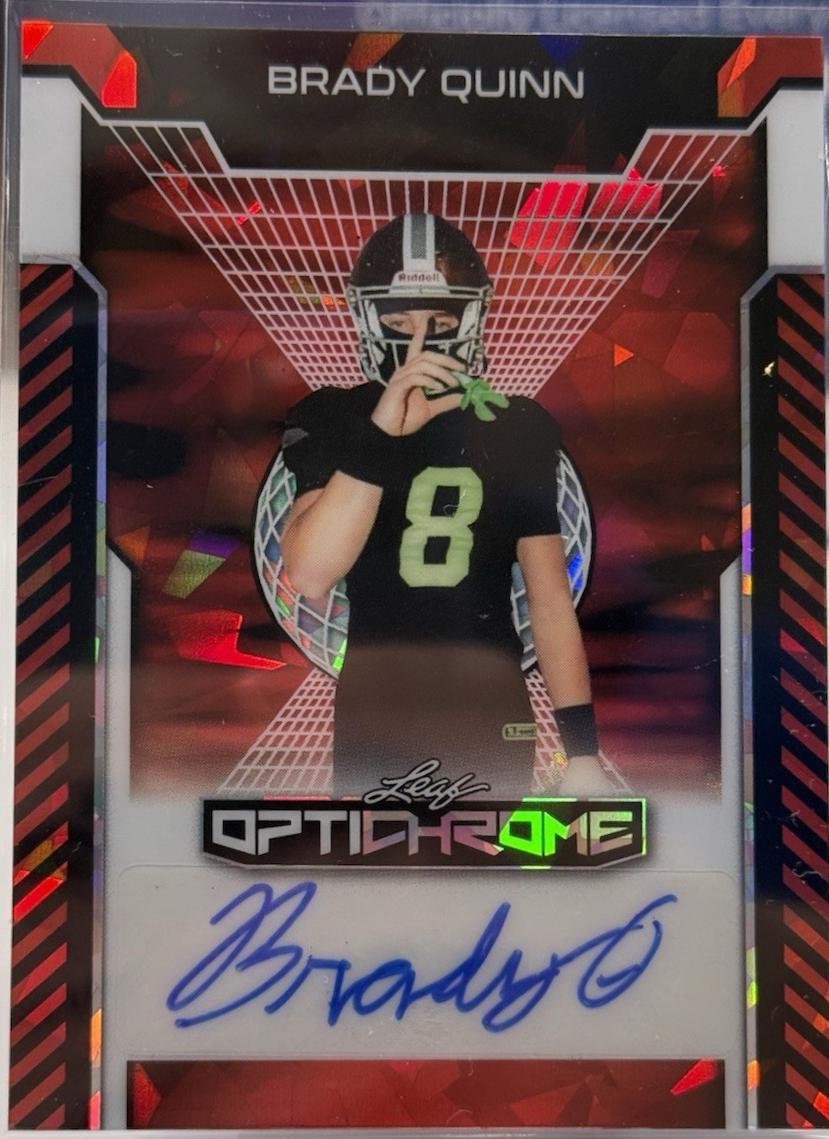 Brady Quinn [Red Prismatic] #BA-BQ1