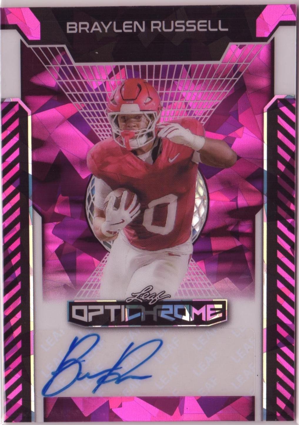 Braylen Russell [Pink Prismatic] #BA-BR1