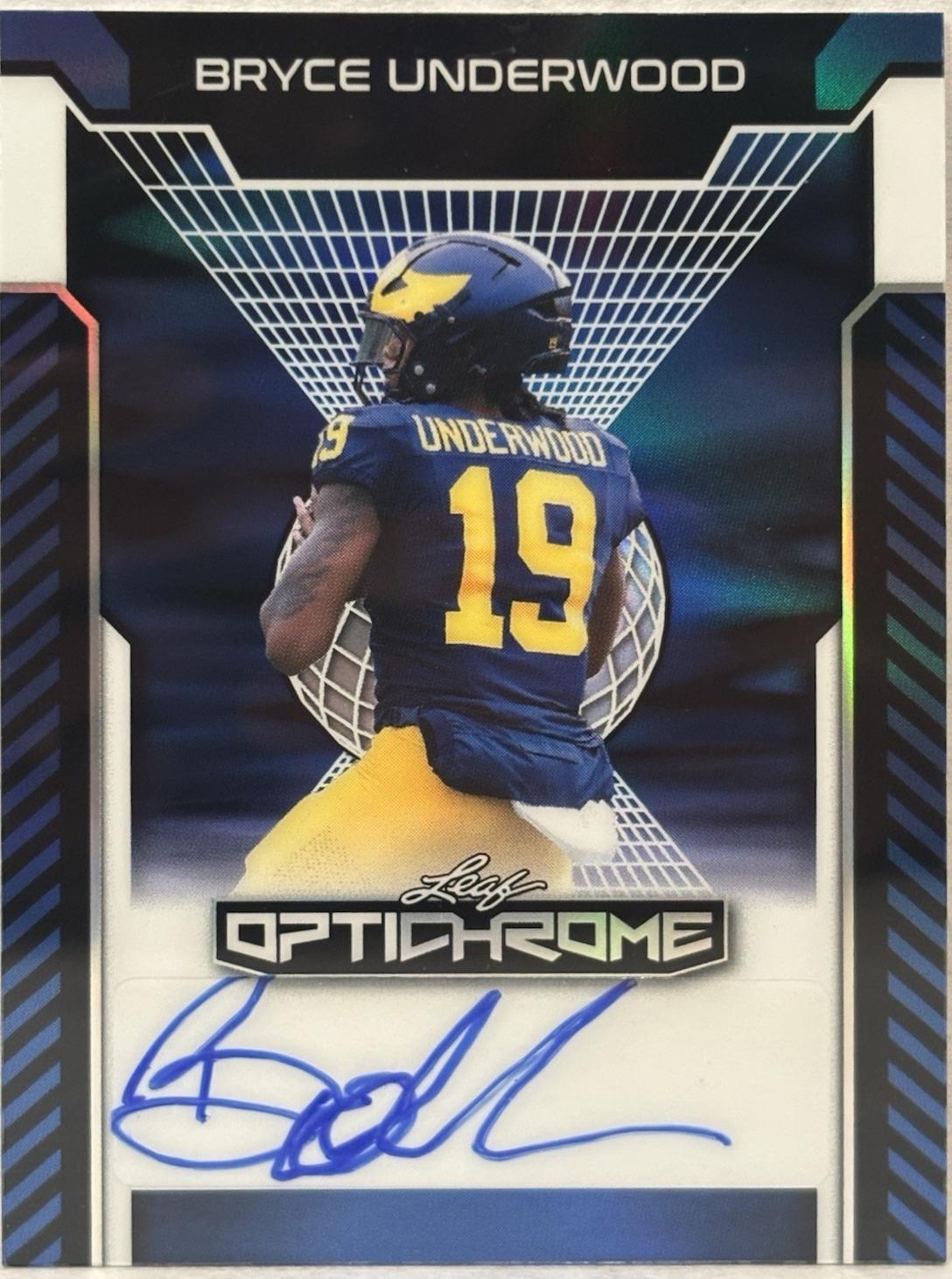 Bryce Underwood [Blue Prismatic] #BA-BU1