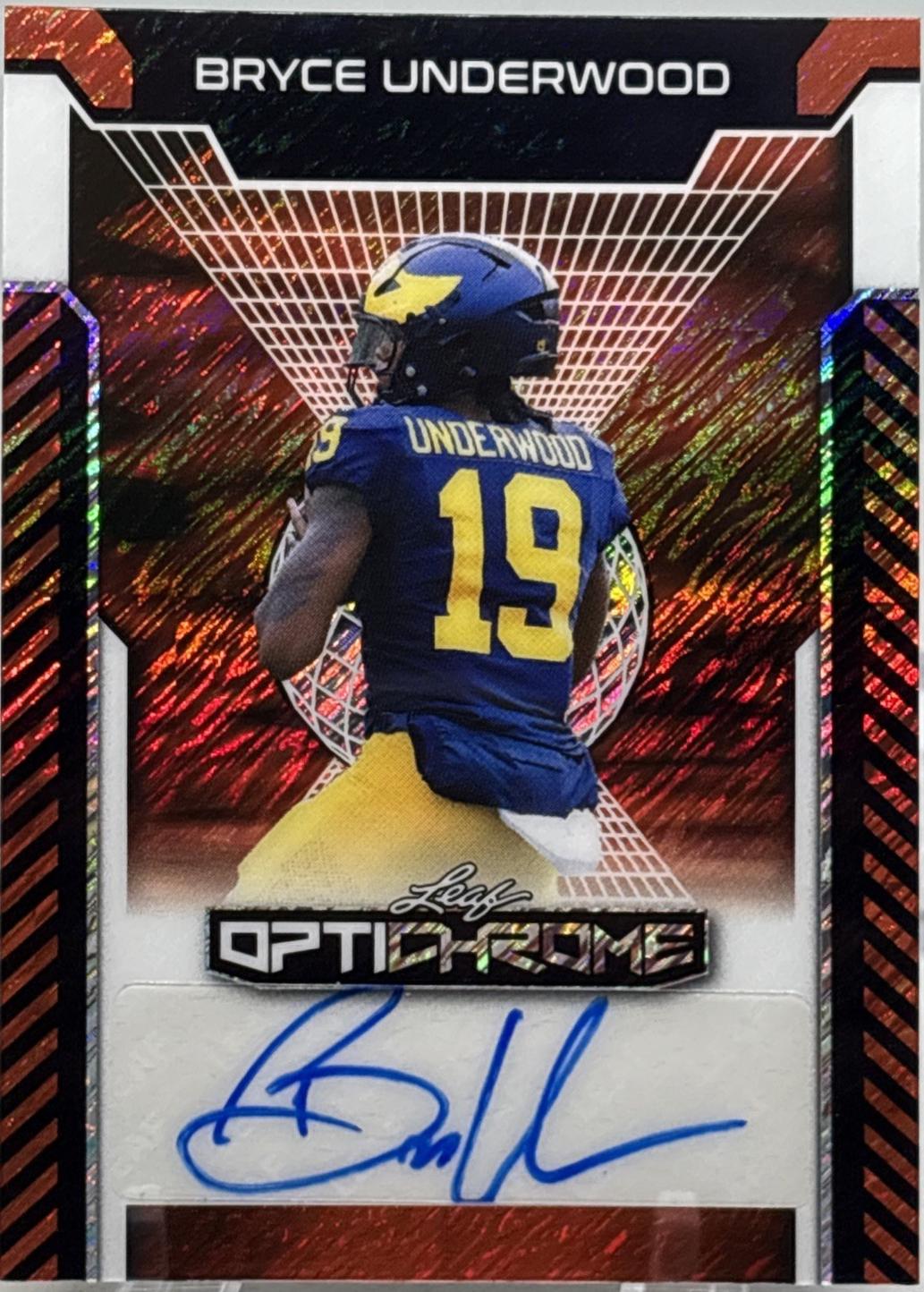 Bryce Underwood [Orange Prismatic] #BA-BU1