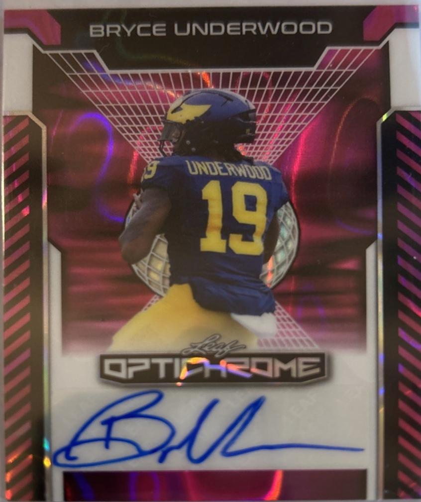 Bryce Underwood [Pink Prismatic] #BA-BU1