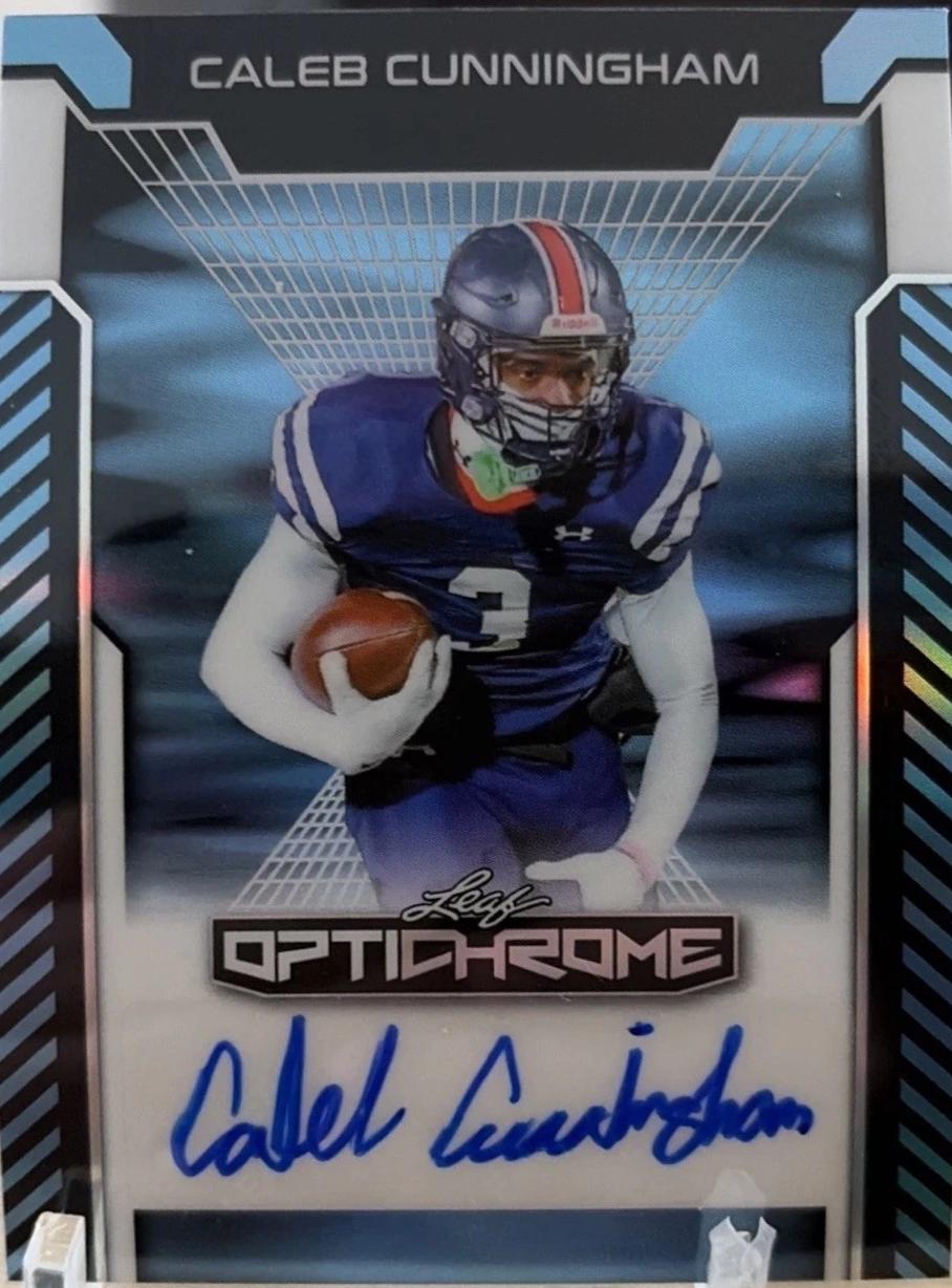 Caleb Cunningham [Blue Prismatic] #BA-CC3