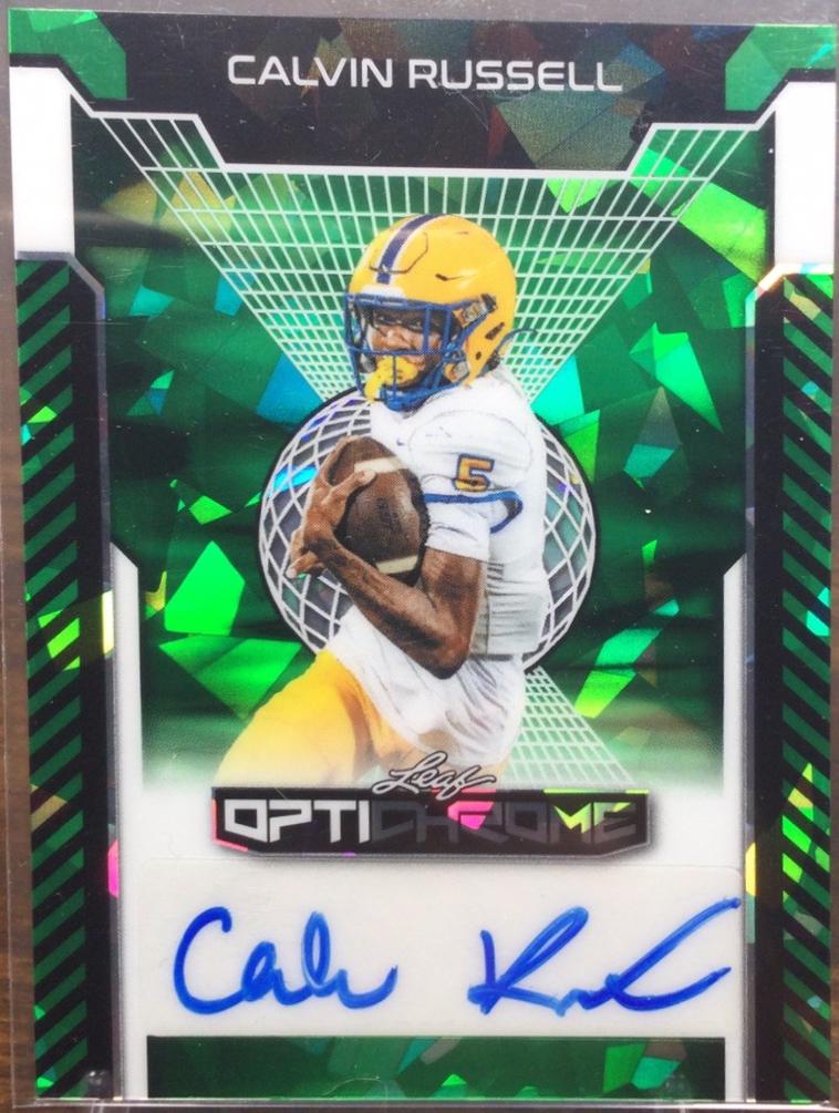 Calvin Russell [Green Prismatic] #BA-CR1