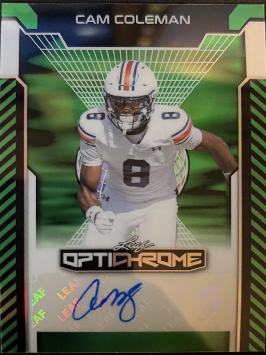 Cam Coleman [Green Prismatic] #BA-CC1