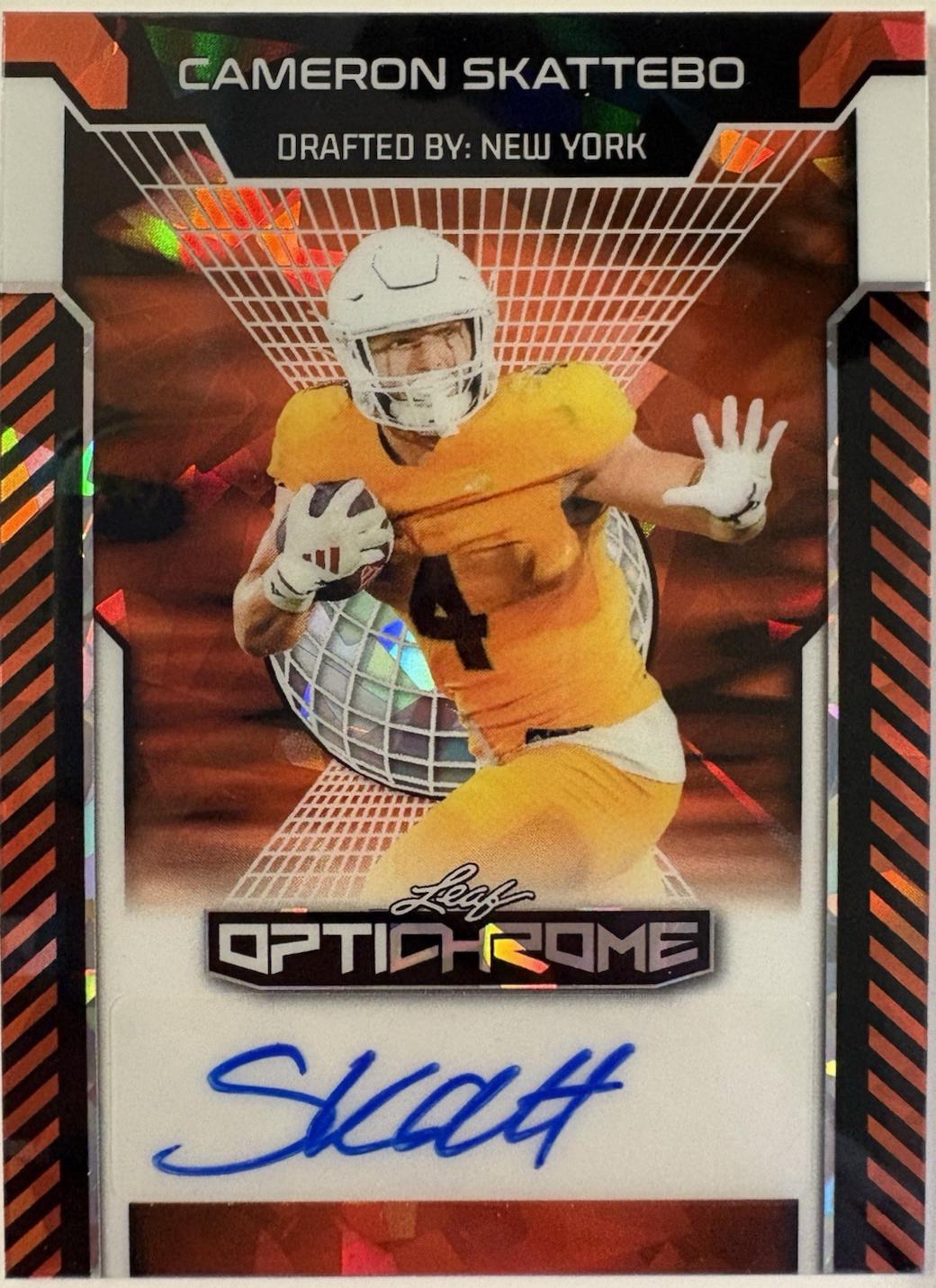Cameron Skattebo [Orange Crystal] #BA-CS1