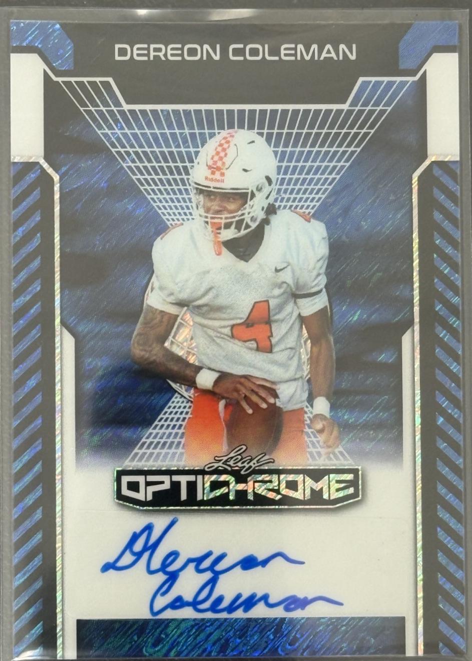 Dereon Coleman [Blue Shimmer] #BA-DC3