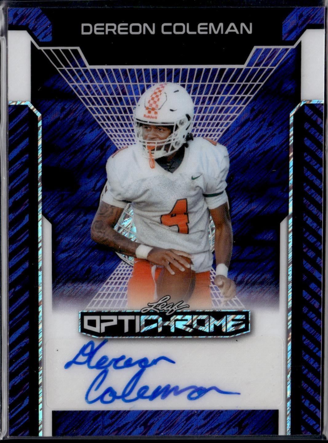 Dereon Coleman [Purple Prismatic] #BA-DC3