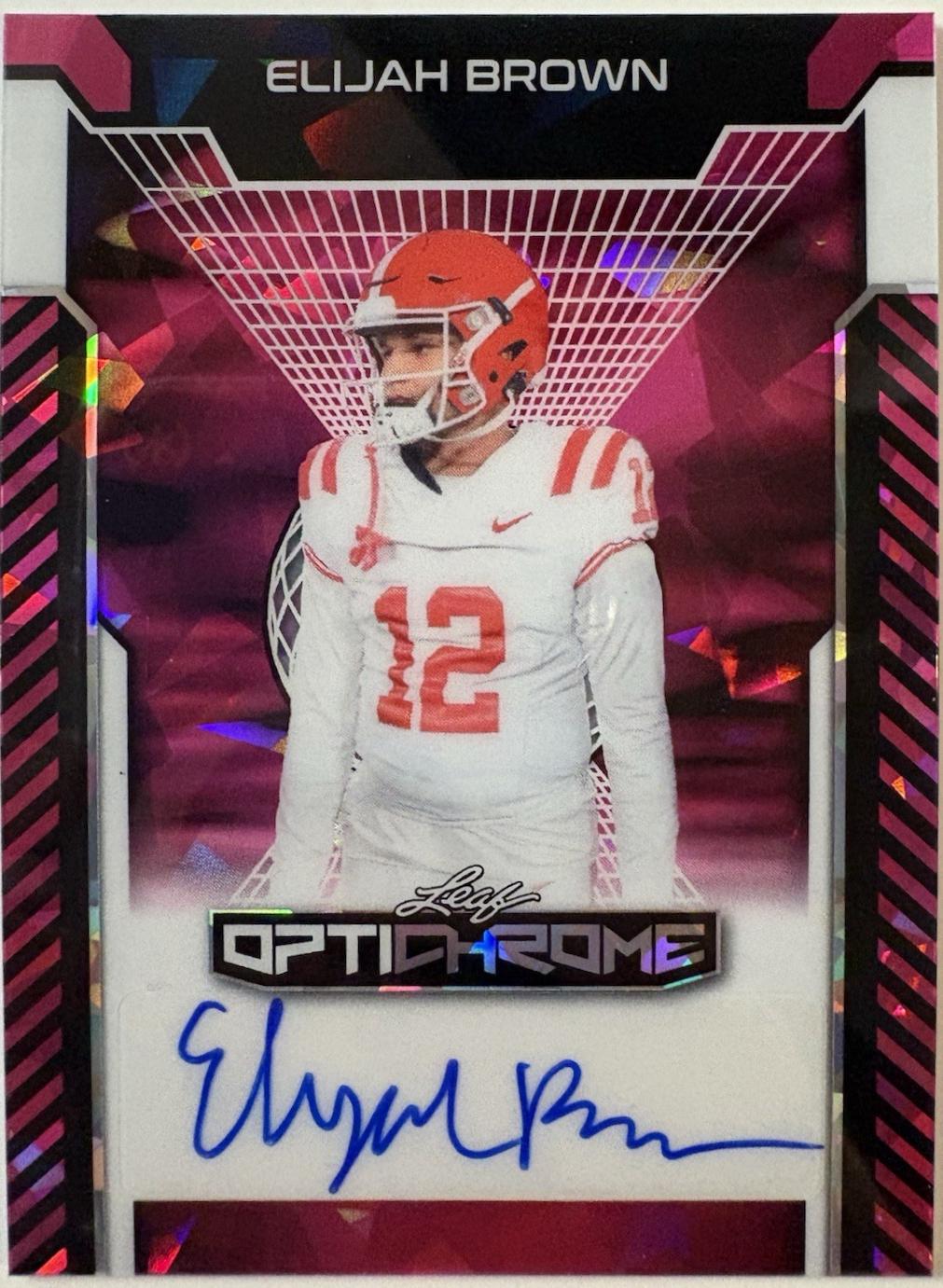 Elijah Brown [Pink Crystal] #BA-EB1