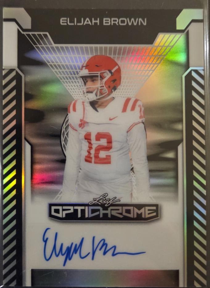 Elijah Brown [Silver Prismatic] #BA-EB1