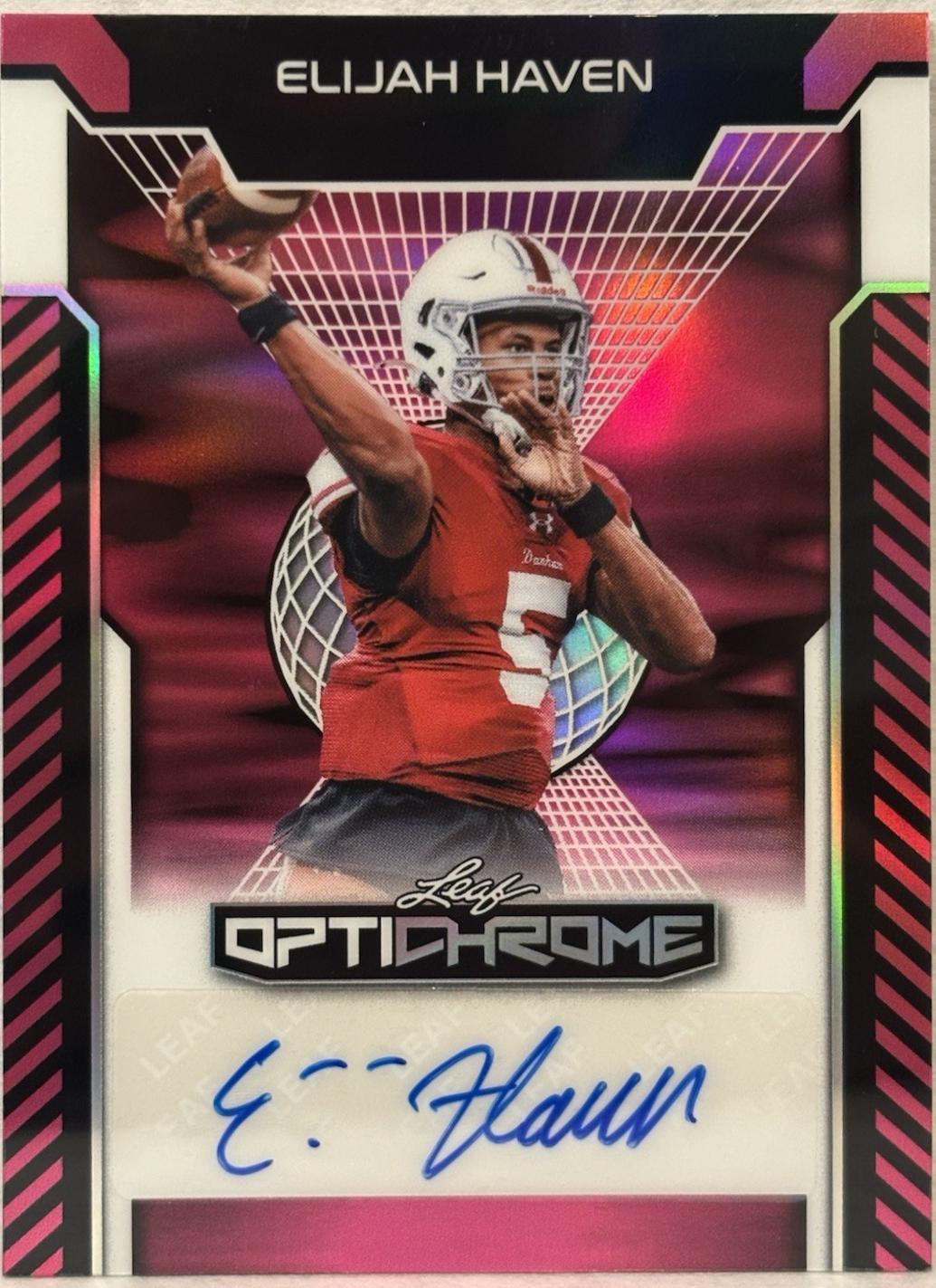 Elijah Haven [Pink Prismatic] #BA-EH1