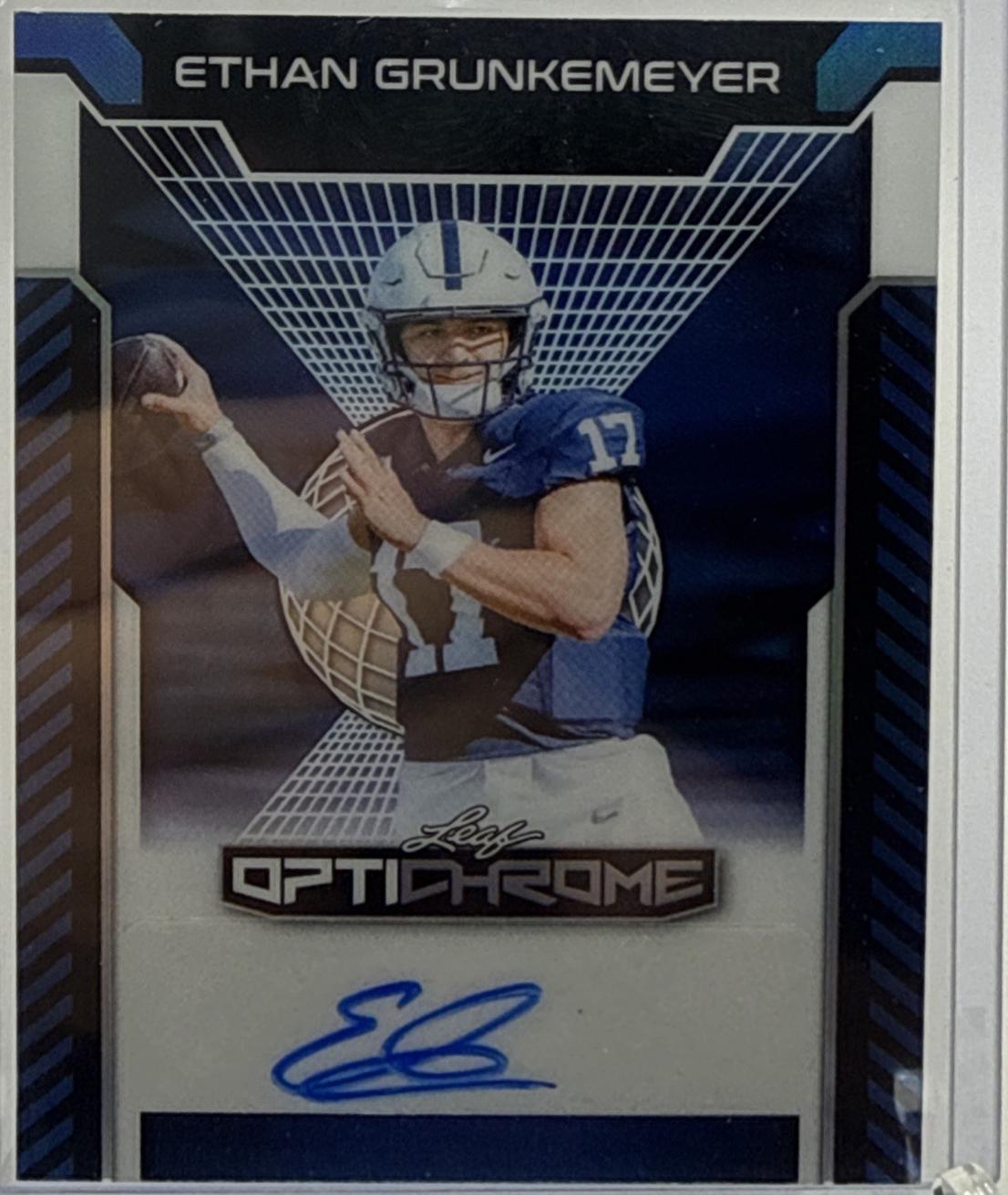 Ethan Grunkemeyer [Blue Prismatic] #BA-EG1