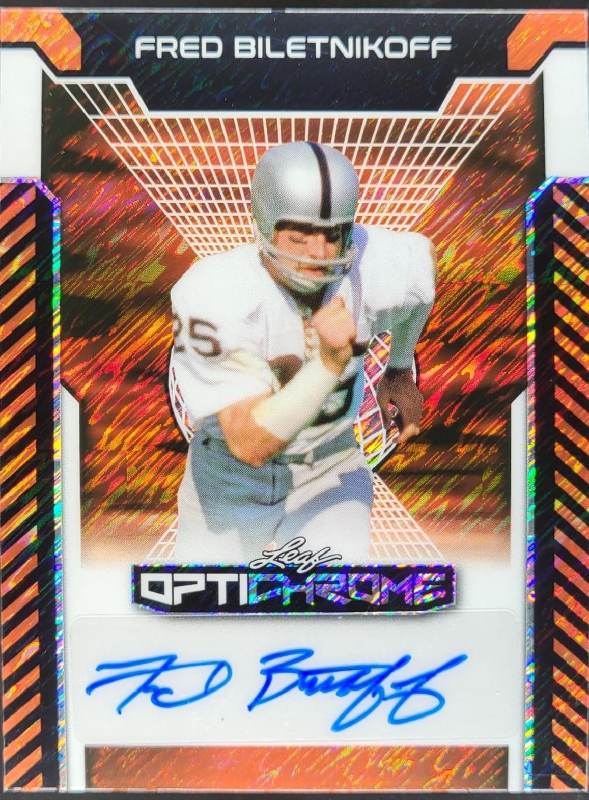 Fred Biletnikoff [Orange Shimmer] #BA-FB1