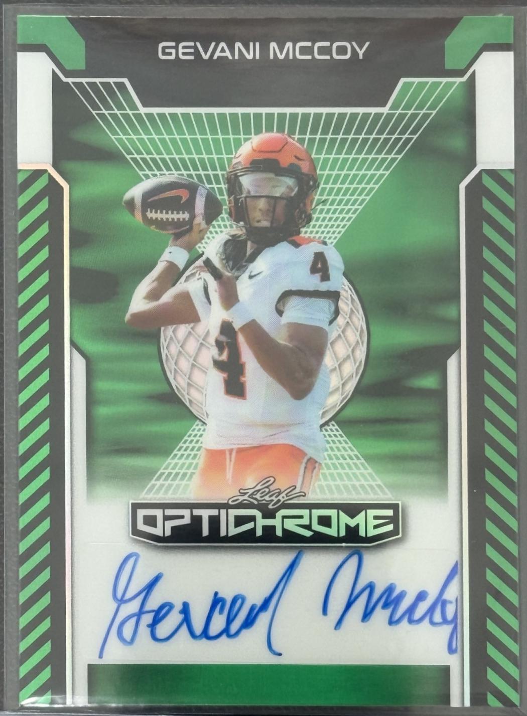 Gevani McCoy [Green Prismatic] #BA-GMC