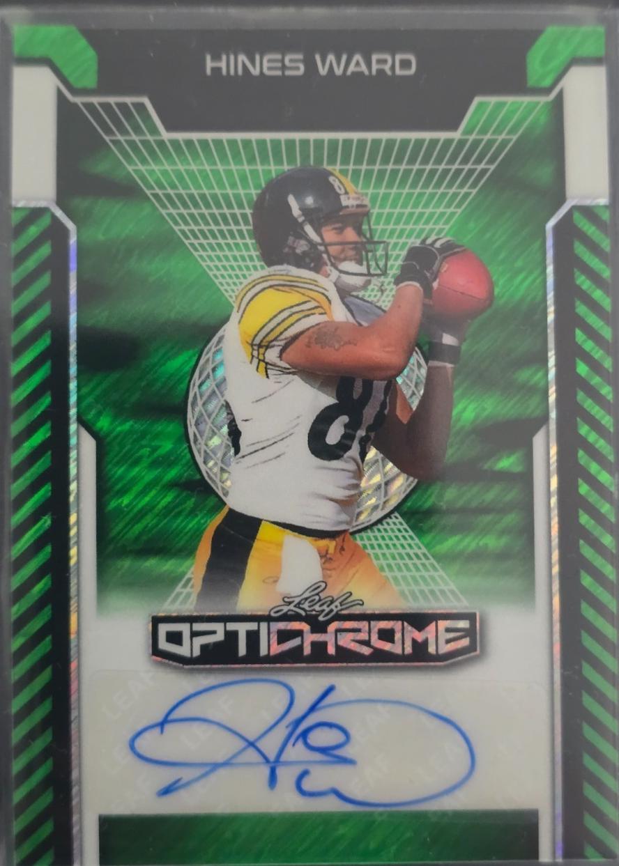 Hines Ward [Green Prismatic] #BA-HW1