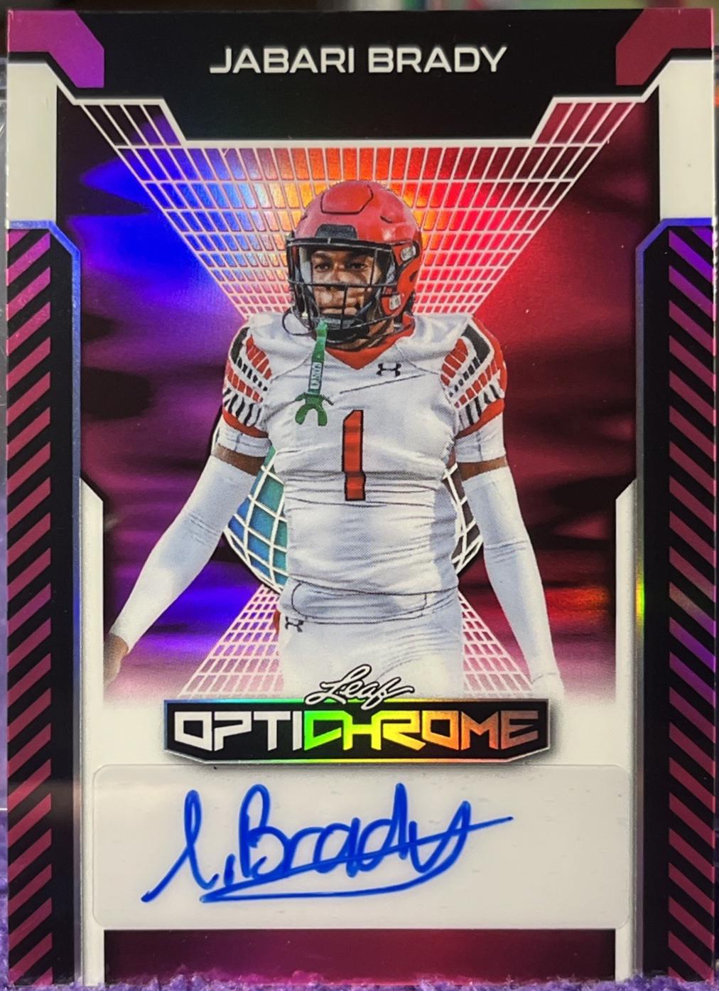 Jabari Brady [Pink Prismatic] #BA-JB3