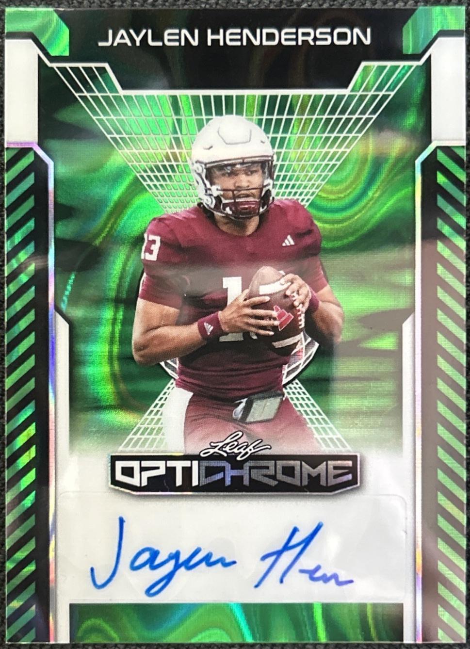 Jaylen Henderson [Green Prismatic] #BA-JH2