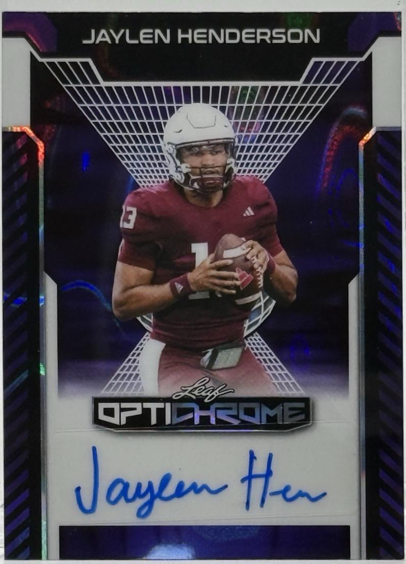 Jaylen Henderson [Purple Prismatic] #BA-JH2