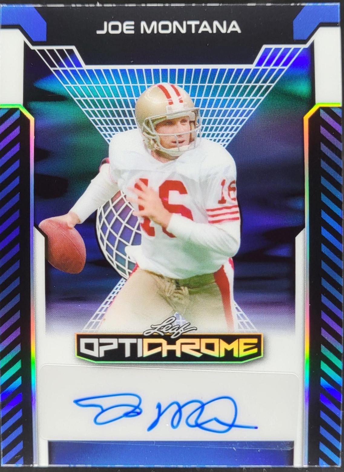 Joe Montana [Blue Prismatic] #BA-JM2
