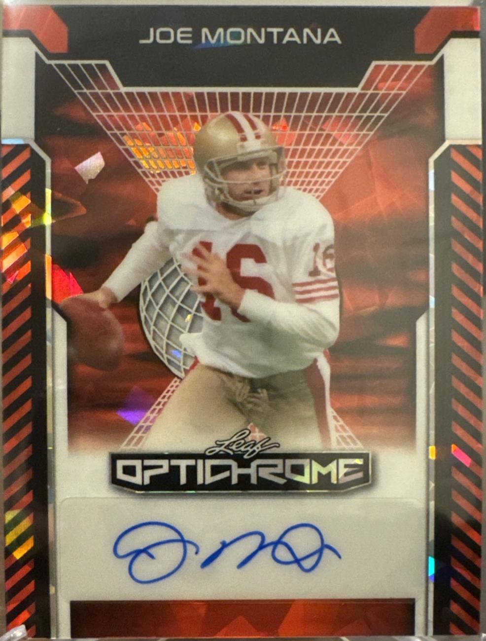 Joe Montana [Red Prismatic] #BA-JM2