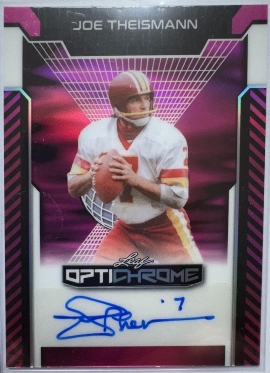 Joe Theismann [Pink Prismatic] #BA-JT3