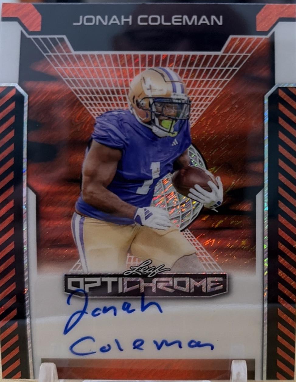 Jonah Coleman [Red Prismatic] #BA-JC1