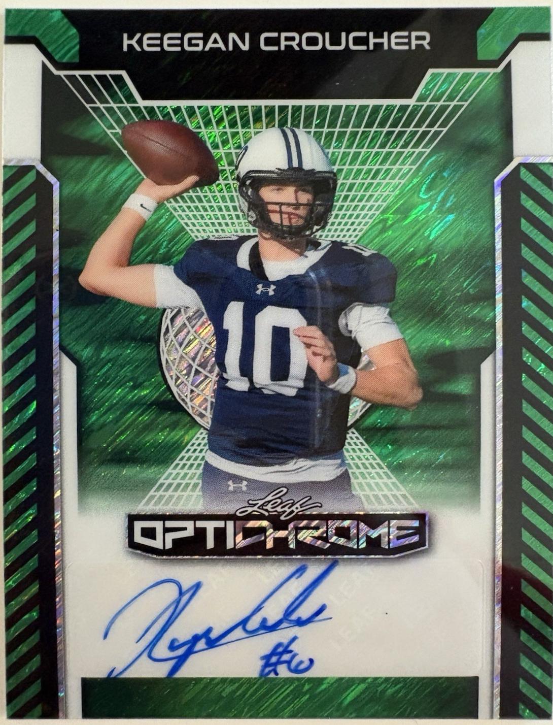 Keegan Croucher [Green Shimmer] #BA-KC1