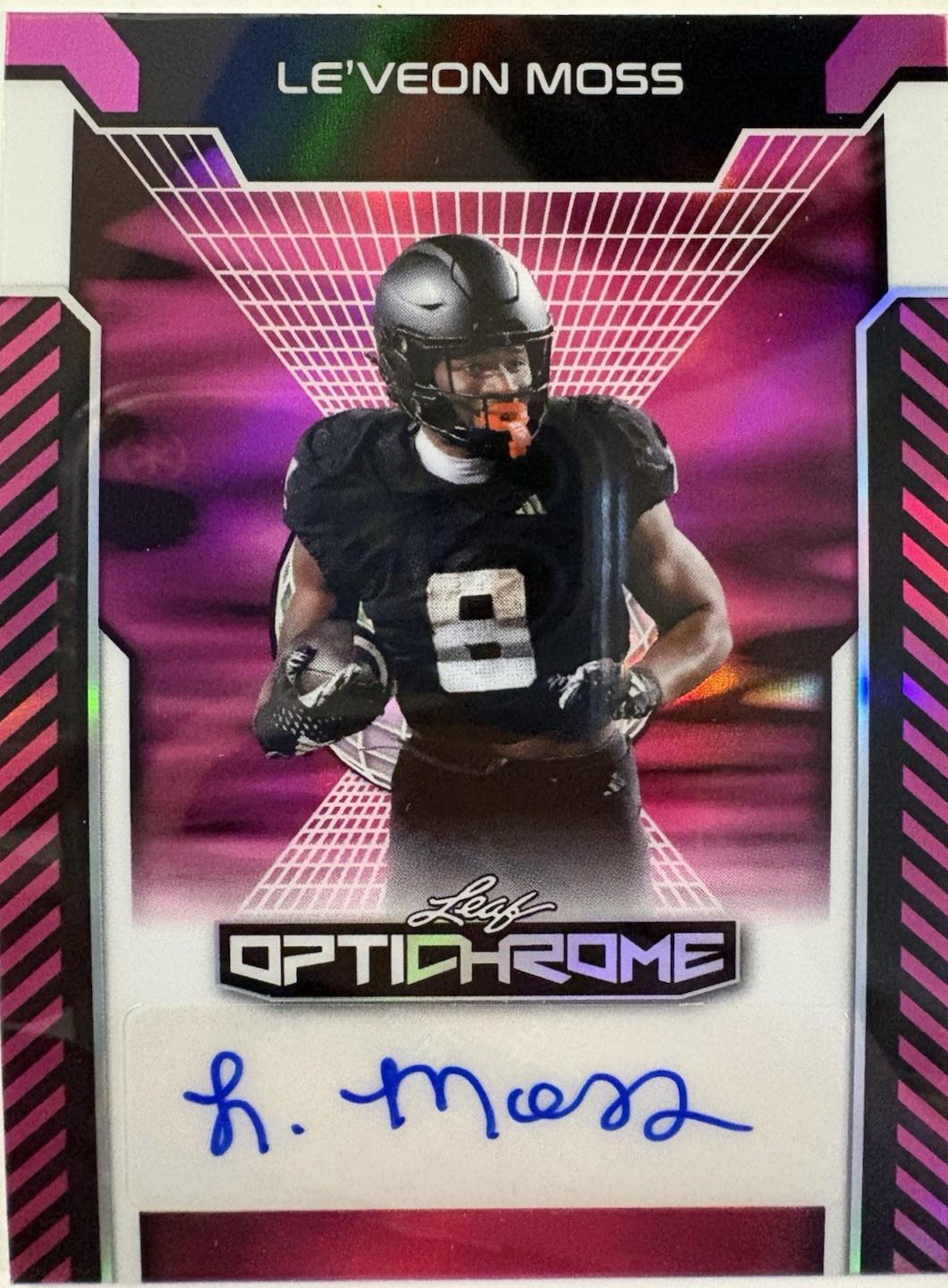 Le'Veon Moss [Pink Prismatic] #BA-LVM