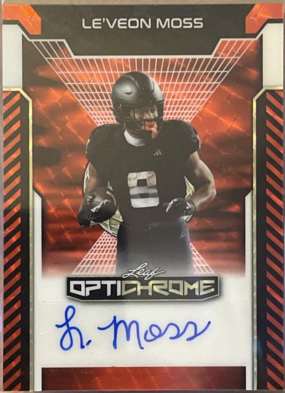 Le'Veon Moss [Red Prismatic] #BA-LVM
