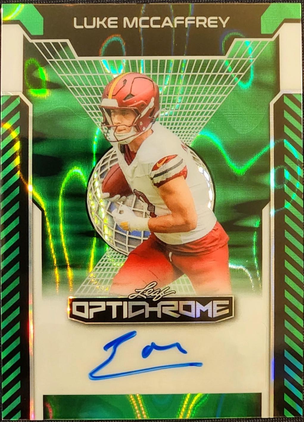 Luke McCaffrey [Green Prismatic] #BA-LMC